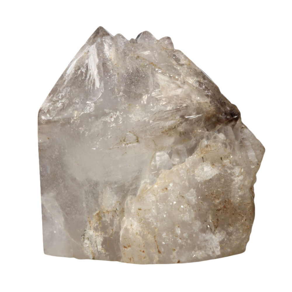 Rookkwarts alligator (elestiaal) kristal met lepidocrociet 11,5 x 11 x 7,5 cm | 1174 gram