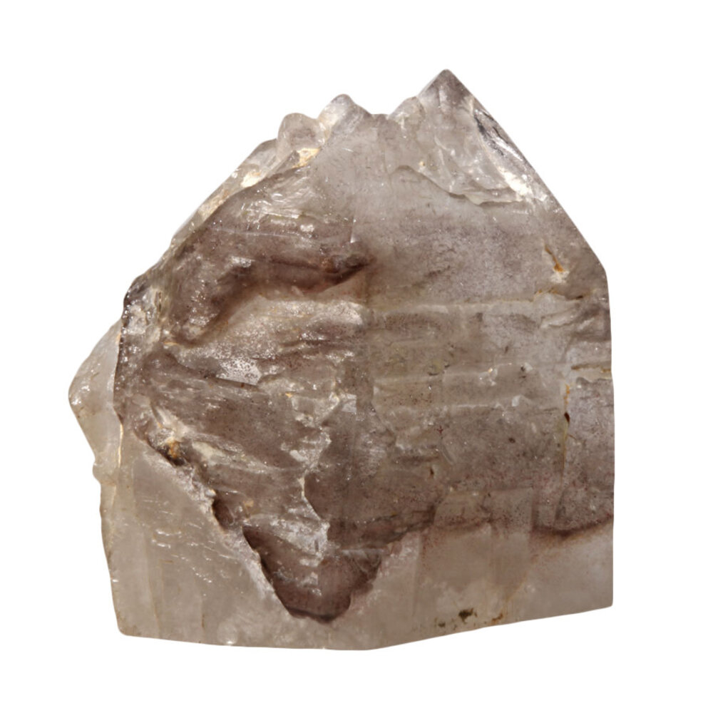 Rookkwarts alligator (elestiaal) kristal met lepidocrociet 11,5 x 11 x 7,5 cm | 1174 gram