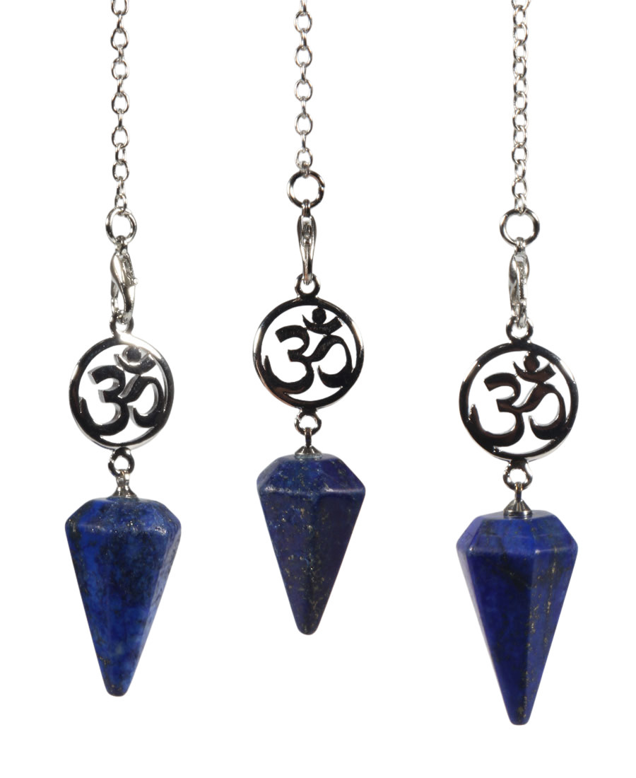Lapis lazuli pendel aum symbool