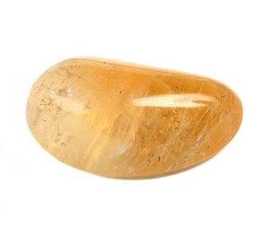 Calciet (honing) steen getrommeld | groot (L) Calciet (honing) steen getrommeld | groot (L)