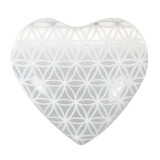 Seleniet hart bloem des levens 6,5 cm Seleniet hart bloem des levens 6,5 cm