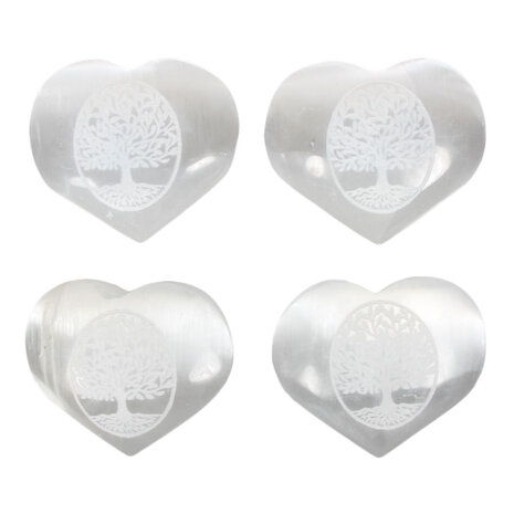 Seleniet hart levensboom 6,5 cm Seleniet hart levensboom 6,5 cm