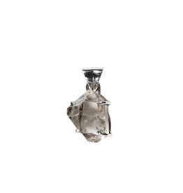 Zilveren hanger Herkimer diamant | 1,7 x 1,2 cm