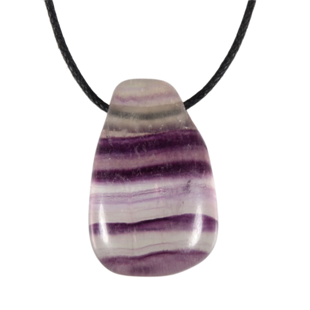 Fluoriet (paars) hanger doorboord Fluoriet (paars) hanger doorboord