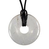 Rookkwarts (licht) hanger donut 3 cm