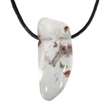 Sjamaankwarts hanger getrommeld doorboord Sjamaankwarts hanger getrommeld doorboord