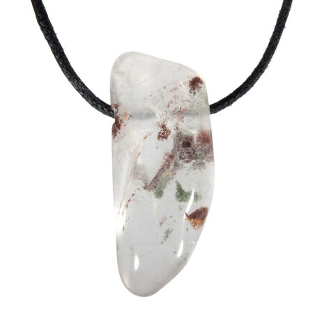 Sjamaankwarts hanger getrommeld doorboord Sjamaankwarts hanger getrommeld doorboord