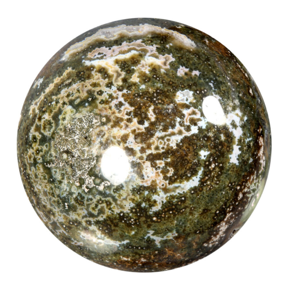 Jaspis (oceaan) bol 87 mm | 908 gram Jaspis (oceaan) bol 87 mm | 908 gram