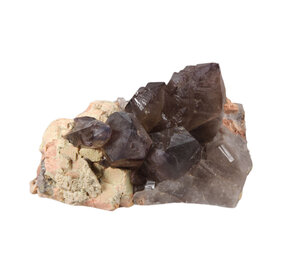Amethist (Brandberg) cluster op matrix 16 x 12,5 x 10 cm | 1713 gram Amethist (Brandberg) cluster op matrix 16 x 12,5 x 10 cm | 1713 gram