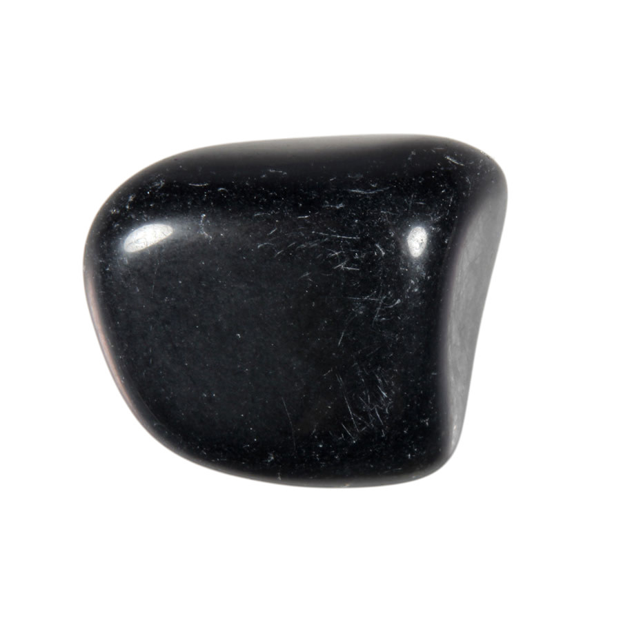Obsidiaan (zwart) steen getrommeld 20 - 30 gram