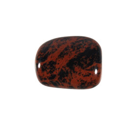 Obsidiaan (mahonie) steen getrommeld 10 - 20 gram Obsidiaan (mahonie) steen getrommeld 10 - 20 gram