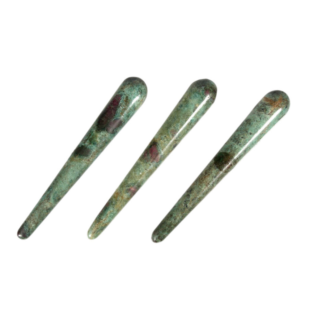 Robijn in fuchsiet healing stick rond