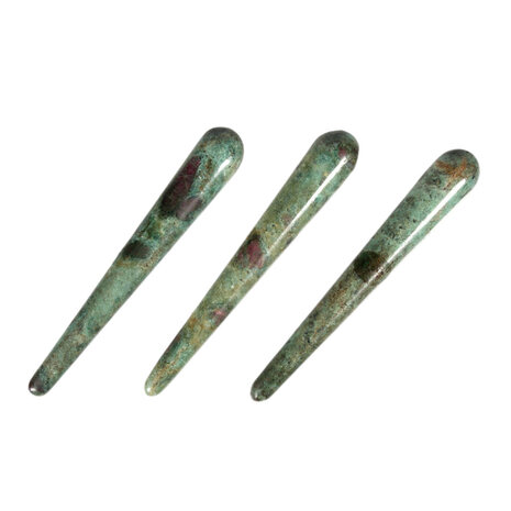 Robijn in fuchsiet healing stick rond