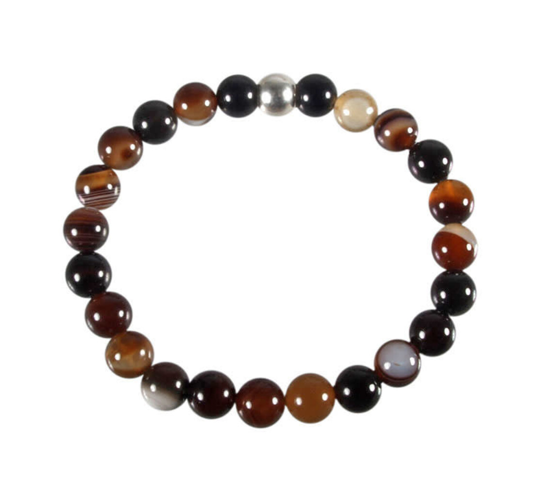 Sardonyx armband 18 cm | 8 mm kralen Sardonyx armband 18 cm | 8 mm kralen