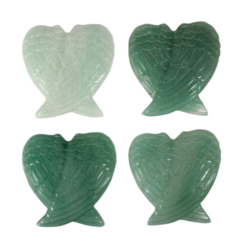 Aventurijn engelenvleugels 3,8 x 3,6 cm