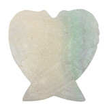 Fluoriet engelenvleugels 5 x 4,8 cm