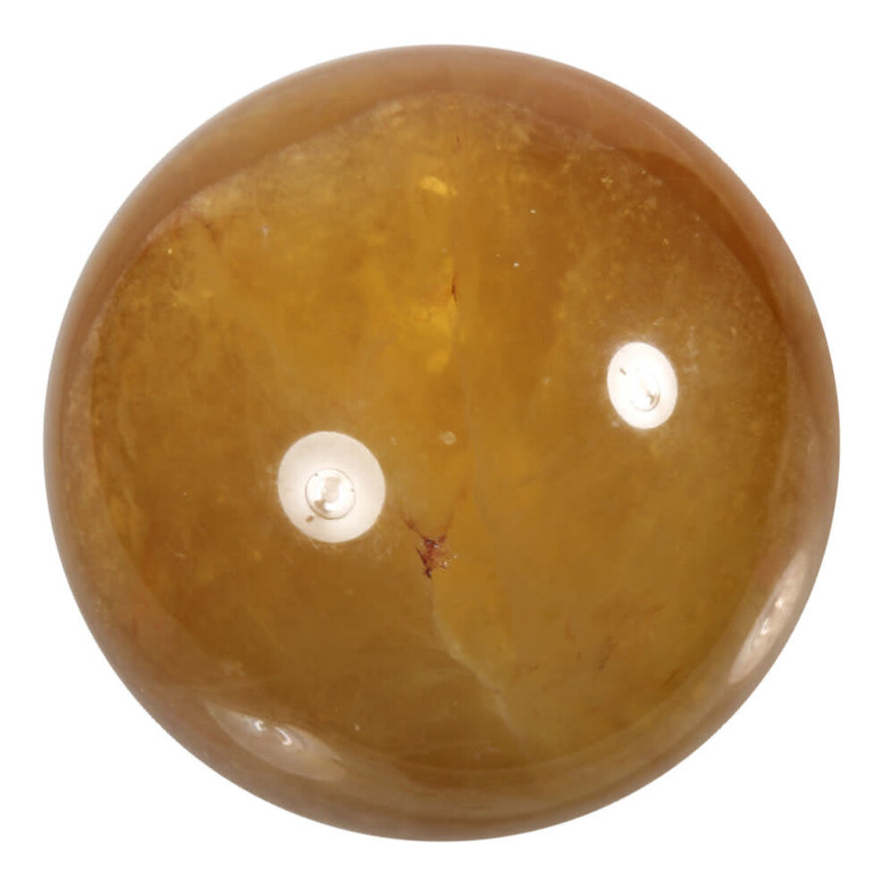 Fluoriet (geel) bol 66 mm | 506 gram