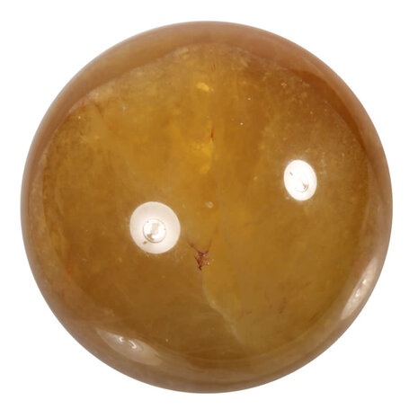 Fluoriet (geel) bol 66 mm | 506 gram