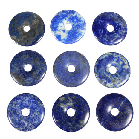 Lapis lazuli hanger donut 3 cm Lapis lazuli hanger donut 3 cm