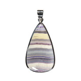 Zilveren hanger fluoriet (multi) | druppel 4,2 x 2,4 cm Zilveren hanger fluoriet (multi) | druppel 4,2 x 2,4 cm