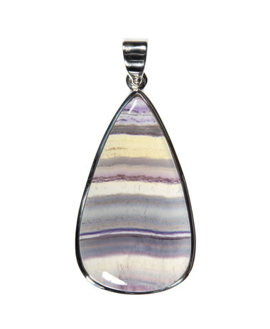 Zilveren hanger fluoriet (multi) | druppel 4,2 x 2,4 cm Zilveren hanger fluoriet (multi) | druppel 4,2 x 2,4 cm