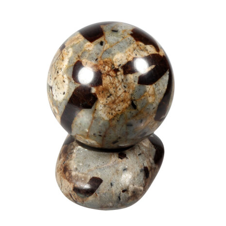 Stauroliet bol 56  mm / 270 gram | met standaard Stauroliet bol 56  mm / 270 gram | met standaard