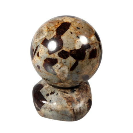 Stauroliet bol 56  mm / 270 gram | met standaard Stauroliet bol 56  mm / 270 gram | met standaard