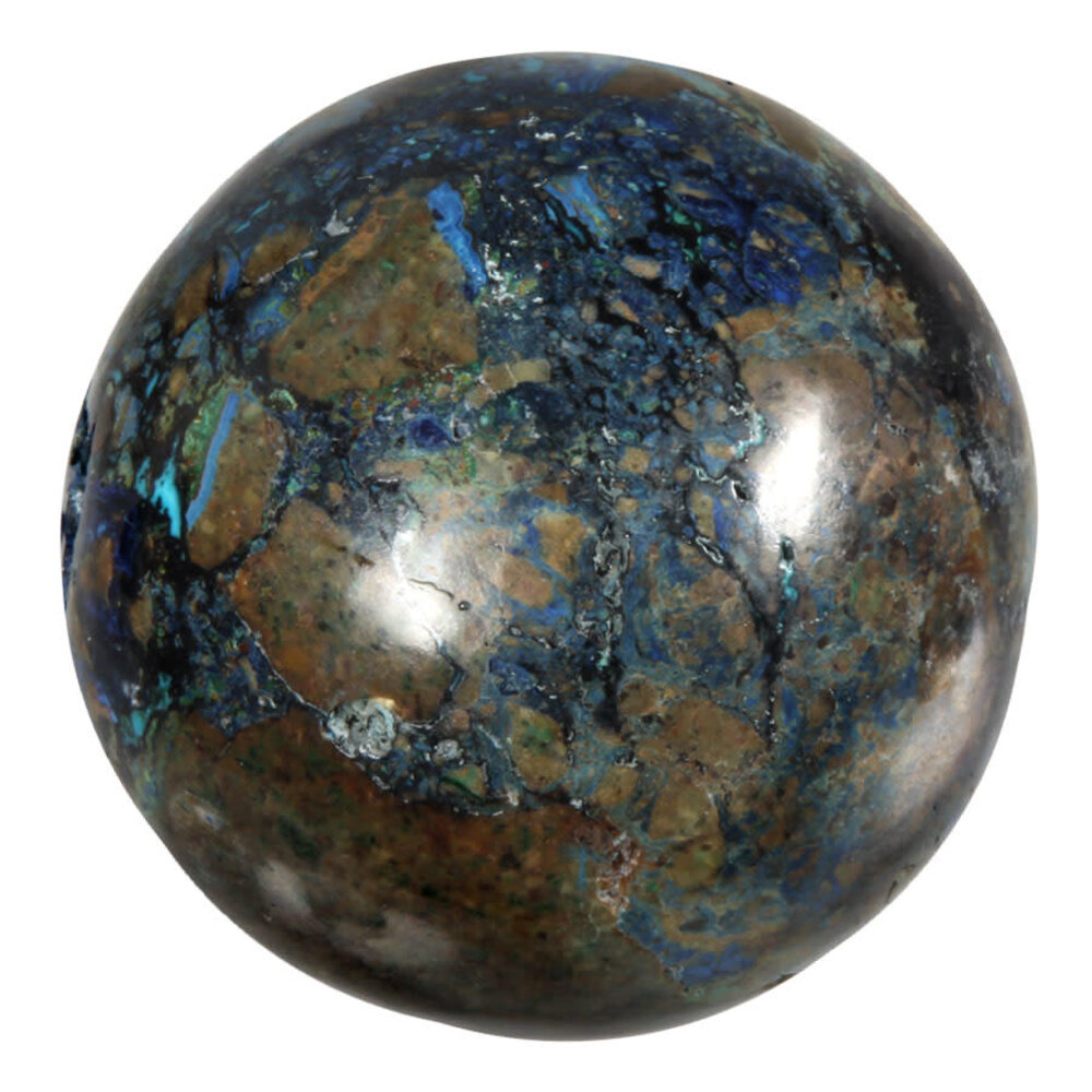 Azuriet-malachiet bol 38 mm | 105 gram