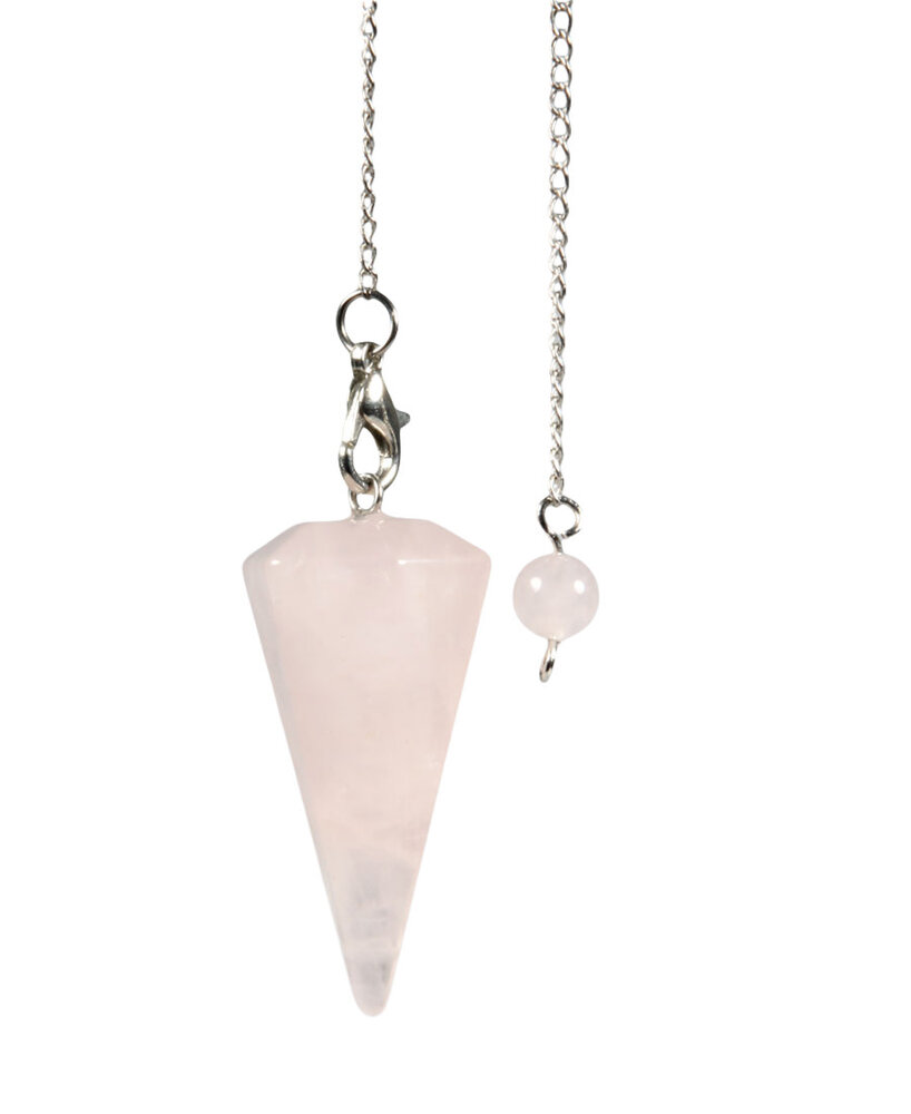 Rozenkwarts pendel facet Rozenkwarts pendel facet