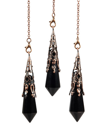 Obsidiaan (zwart) pendel facet bewerkte houder XL Obsidiaan (zwart) pendel facet bewerkte houder XL