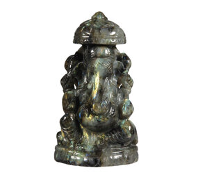 Labradoriet Ganesh 16,5 x 9,3 x 5,8 cm | 1060 gram Labradoriet Ganesh 16,5 x 9,3 x 5,8 cm | 1060 gram