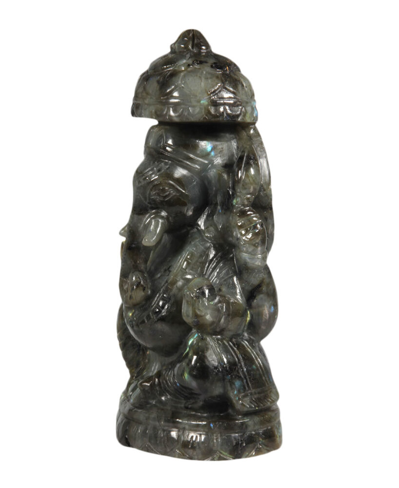 Labradoriet Ganesh 16,5 x 9,3 x 5,8 cm | 1060 gram Labradoriet Ganesh 16,5 x 9,3 x 5,8 cm | 1060 gram