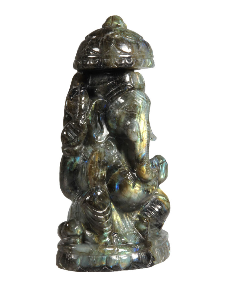 Labradoriet Ganesh 16,5 x 9,3 x 5,8 cm | 1060 gram Labradoriet Ganesh 16,5 x 9,3 x 5,8 cm | 1060 gram