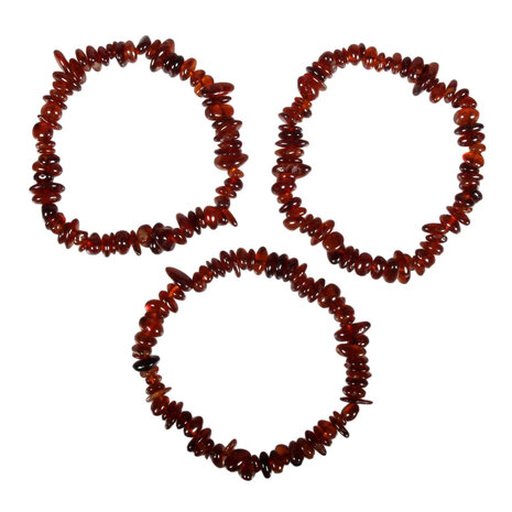 Hessoniet (granaat) armband split Hessoniet (granaat) armband split