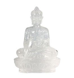 Bergkristal Boeddha 11,9 x 8,5 x 5,6 cm | 428 gram
