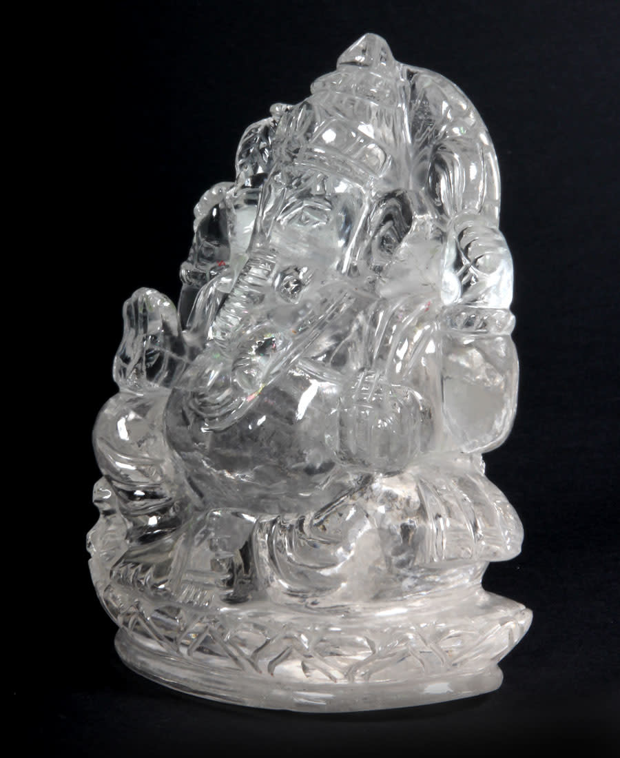Bergkristal Ganesh 11 x 8,6 x 5 cm | 601 gram