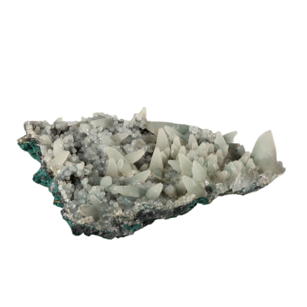 Calciet (hondentand) cluster 14 x 12 x 3,5 cm | 429 gram Calciet (hondentand) cluster 14 x 12 x 3,5 cm | 429 gram