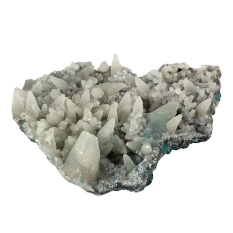 Calciet (hondentand) cluster 14 x 12 x 3,5 cm | 429 gram Calciet (hondentand) cluster 14 x 12 x 3,5 cm | 429 gram