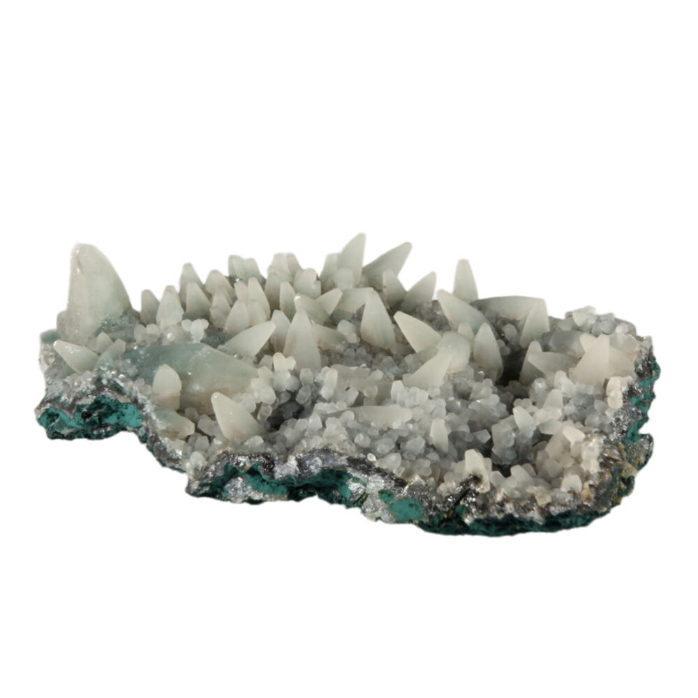 Calciet (hondentand) cluster 14 x 12 x 3,5 cm | 429 gram Calciet (hondentand) cluster 14 x 12 x 3,5 cm | 429 gram