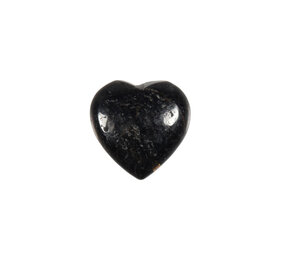 Nuummiet edelsteen hart 15 mm Nuummiet edelsteen hart 15 mm