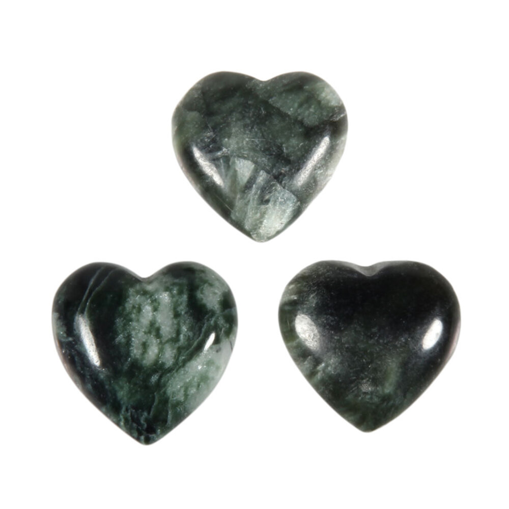Serafiniet edelsteen hart 15 mm Serafiniet edelsteen hart 15 mm