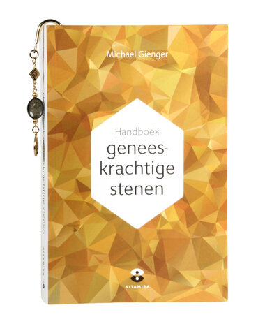 Boekenlegger levensboom verguld met obsidiaan Boekenlegger levensboom verguld met obsidiaan