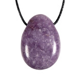 Lepidoliet hanger doorboord