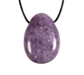 Lepidoliet hanger doorboord Lepidoliet hanger doorboord