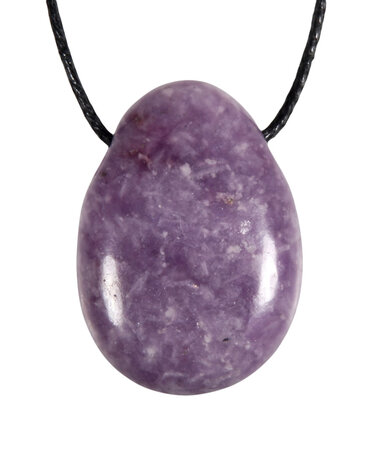 Lepidoliet hanger doorboord Lepidoliet hanger doorboord