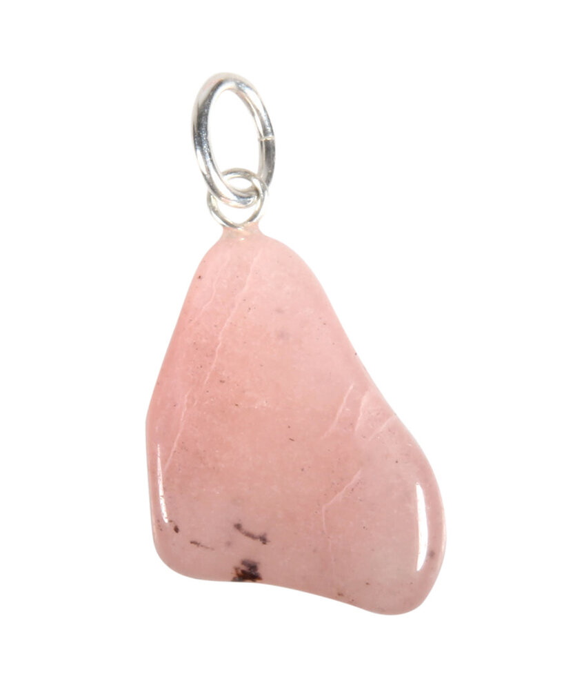 Petaliet hanger met zilveren oogje Petaliet hanger met zilveren oogje