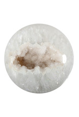 Agaat met bergkristal geode bol 68 mm | 411 gram