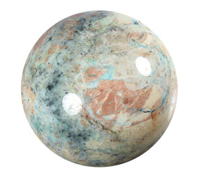 Azuriet-malachiet met koper in matrix bol 92 mm | 1116 gram Azuriet-malachiet met koper in matrix bol 92 mm | 1116 gram