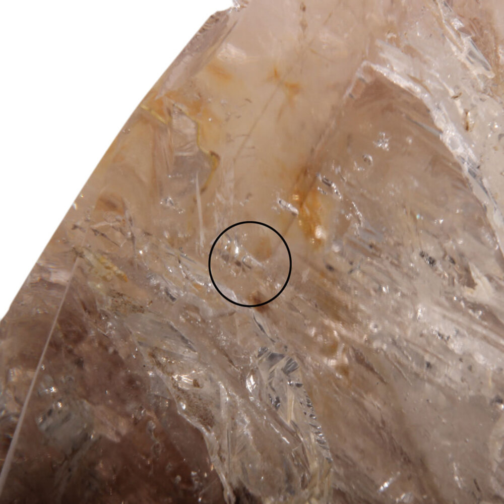 Rookkwarts (enhydro) venster scepterkwarts geslepen 24,5 x 12 x11 cm | 3240 gram Rookkwarts (enhydro) venster scepterkwarts geslepen 24,5 x 12 x11 cm | 3240 gram