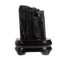Toermalijn (zwart) ruw op standaard 15 x 8,5 x 5,5 cm | 1307 gram Toermalijn (zwart) ruw op standaard 15 x 8,5 x 5,5 cm | 1307 gram